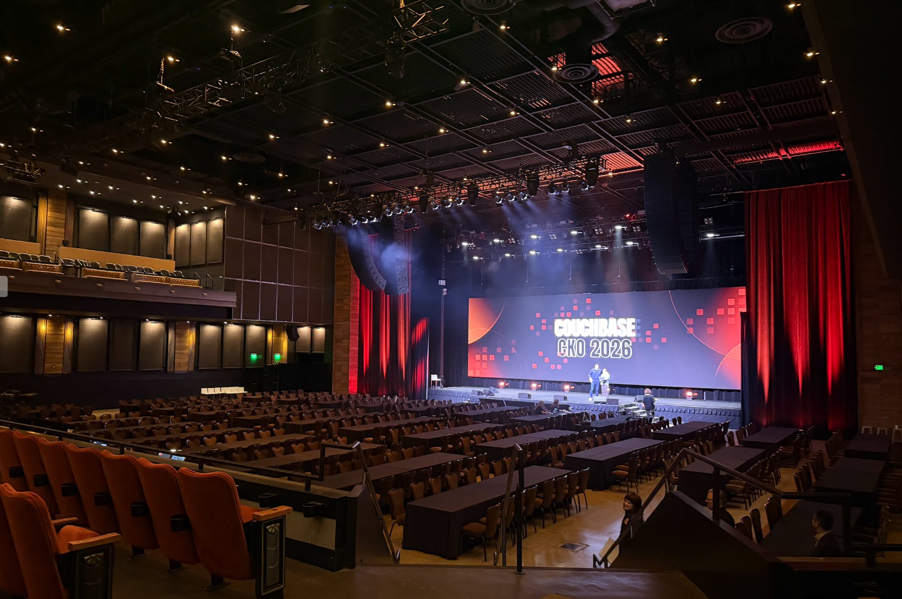 Couchbase company kickoff main stage